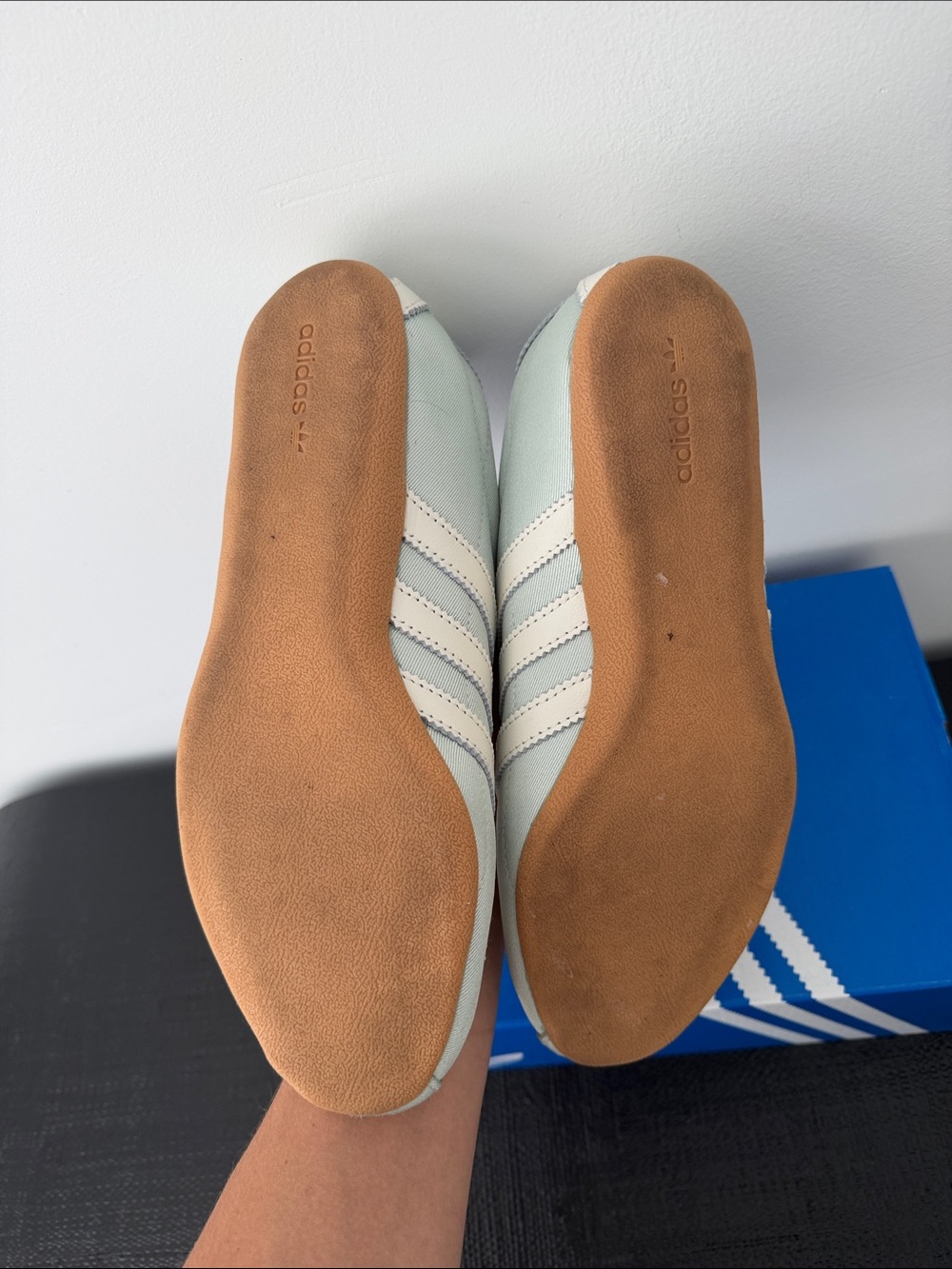 Adidas Tokyo Mint Green & White Sneakers - Picture 6 of 6